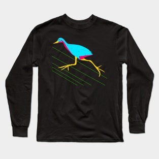 White-breasted waterhen (Amaurornis phoenicurus) Long Sleeve T-Shirt